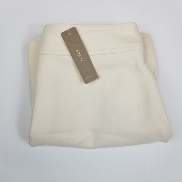 J. CREW Double Serge Wool Ivory Mini Skirt - Picture 7 of 7